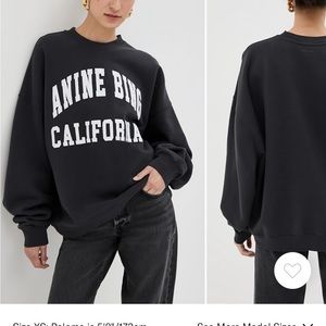 Anine Bing Miles Sweatshirt size small